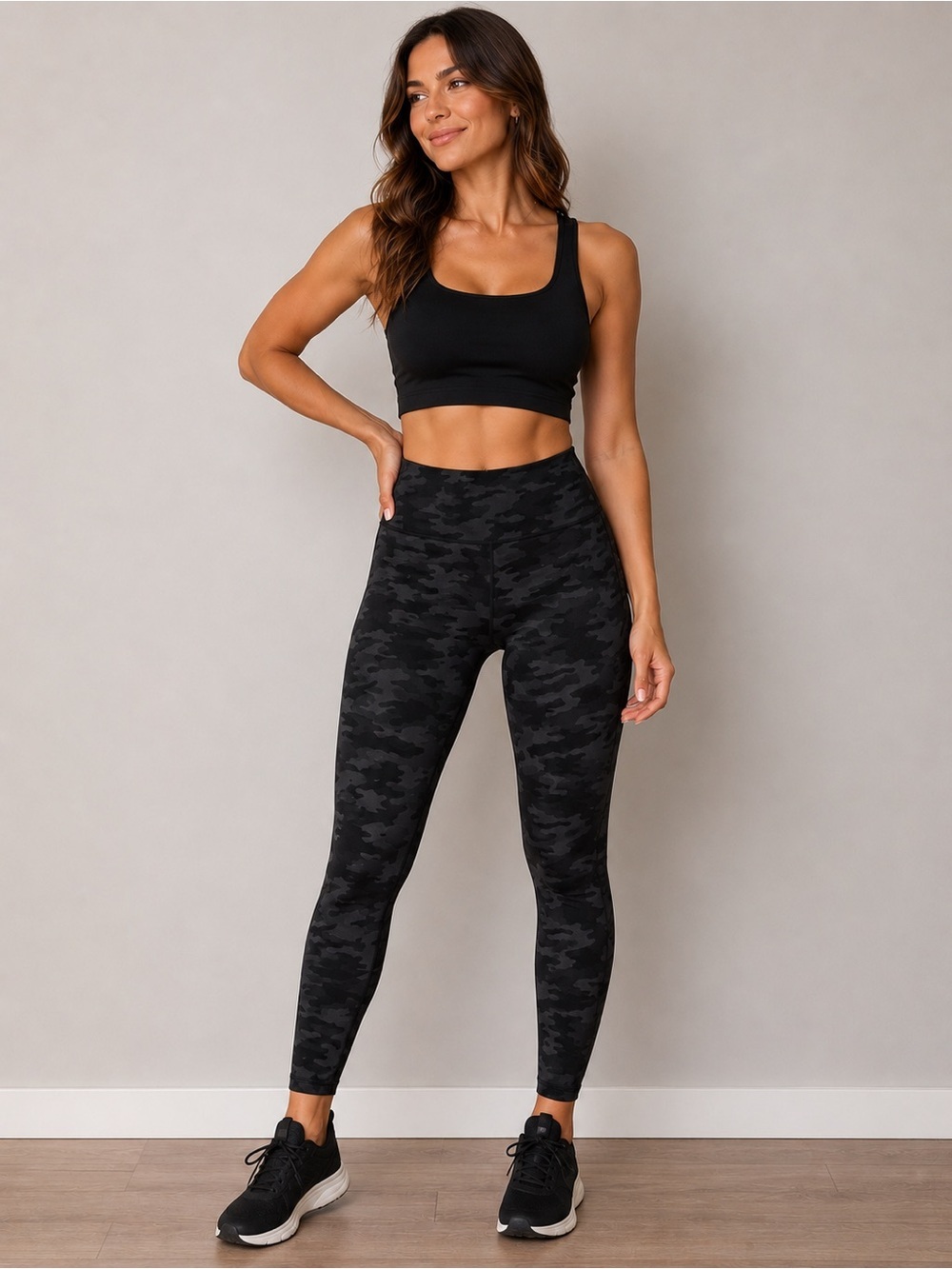 468. SPANX Look At Me Now Seamless Camo Leggings NWT Size XS